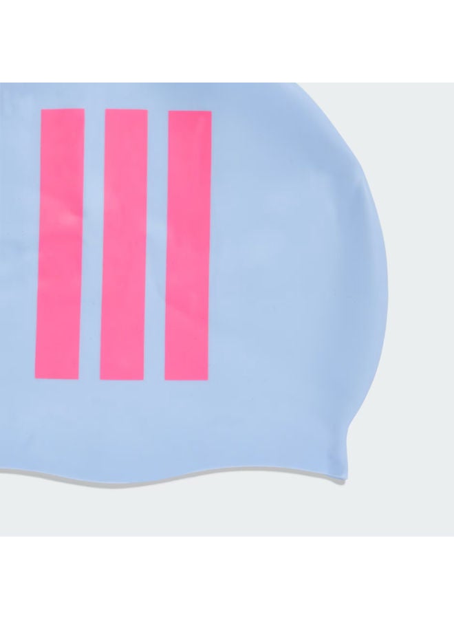 Adidas Kids 3-Stripes Swim Cap - Image 4